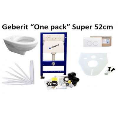 Geberit One pack ''Super'' 52 cm compleet