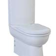 Staand toilet Creavit Selin wit, met bidetsproeier, muur/onder uitgang