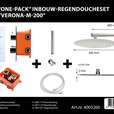 Regendoucheset Best-Design "One-Pack" inbouw "Verona-M-200"
