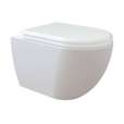 Creavit toilet Cabana met verborgen bevestiging  en bidetsproeier wit incl. zitting