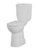 Toilet  staand verhoogd Creavit  wit, met toiletzitting en reservoir