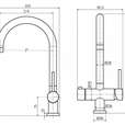 Kokend waterkraan Set Calda boiler 5 l + Piegato
